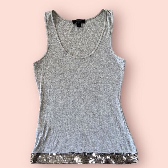 Express Sequin Hem Tank! - Picture 1 of 9